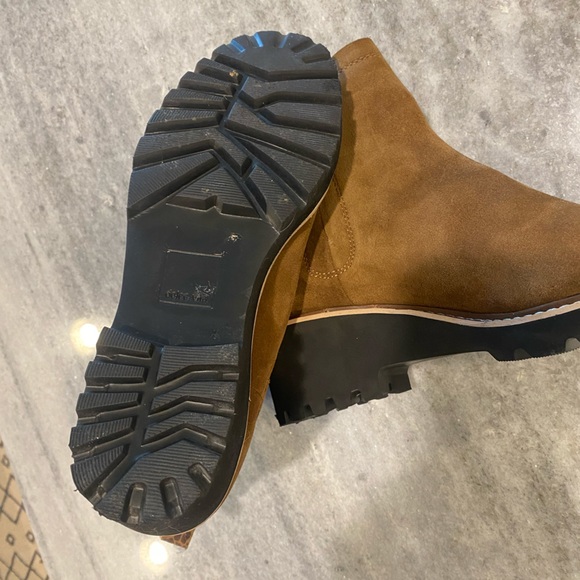 Dolce Vita Huey Boot Size 11 Cognac Suede - Picture 3 of 12